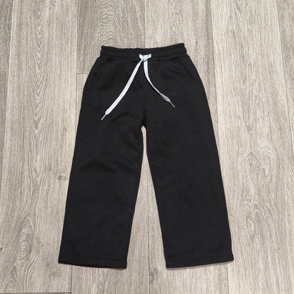 Panda Moda Black Sweatpants Track Pants Elastic Waist Pull On Italy Size TG 6