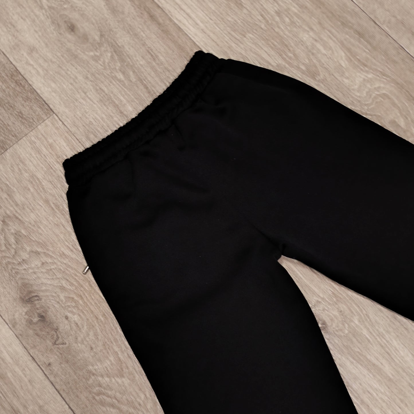 Panda Moda Black Sweatpants Track Pants Elastic Waist Pull On Italy Size TG 6