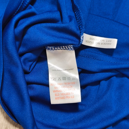 UMBRO IL Kvernbit Arrangør Mens T-Shirt Blue Size L NFF Football Soccer Jersey