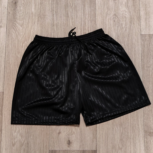 David Luke Black Striped Athletic Sports Shorts Mens Size 28-30 (75cm)