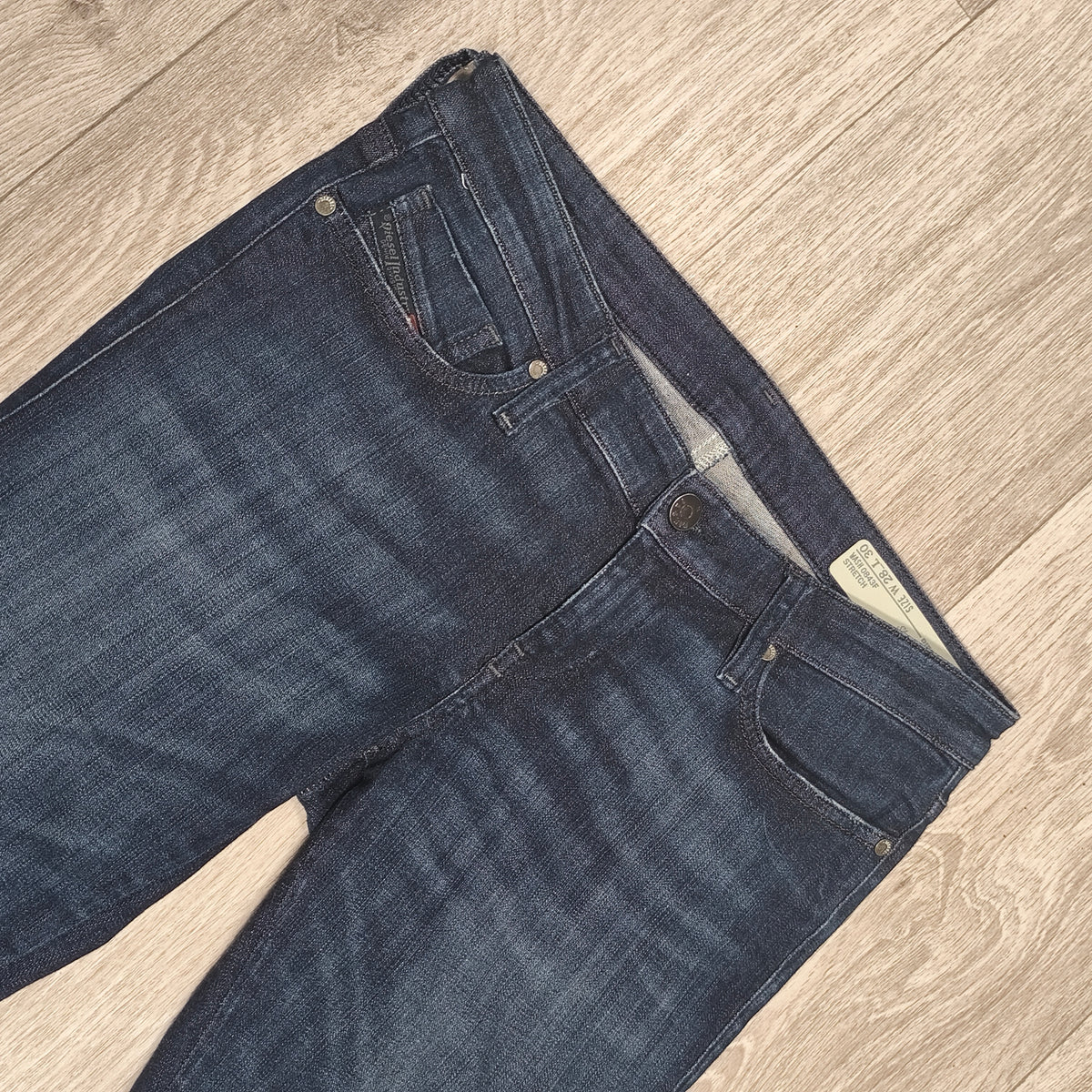Diesel Skinzee Low Zip Women Jeans W28 L30 Stretch Skinny Dark Wash 0843F