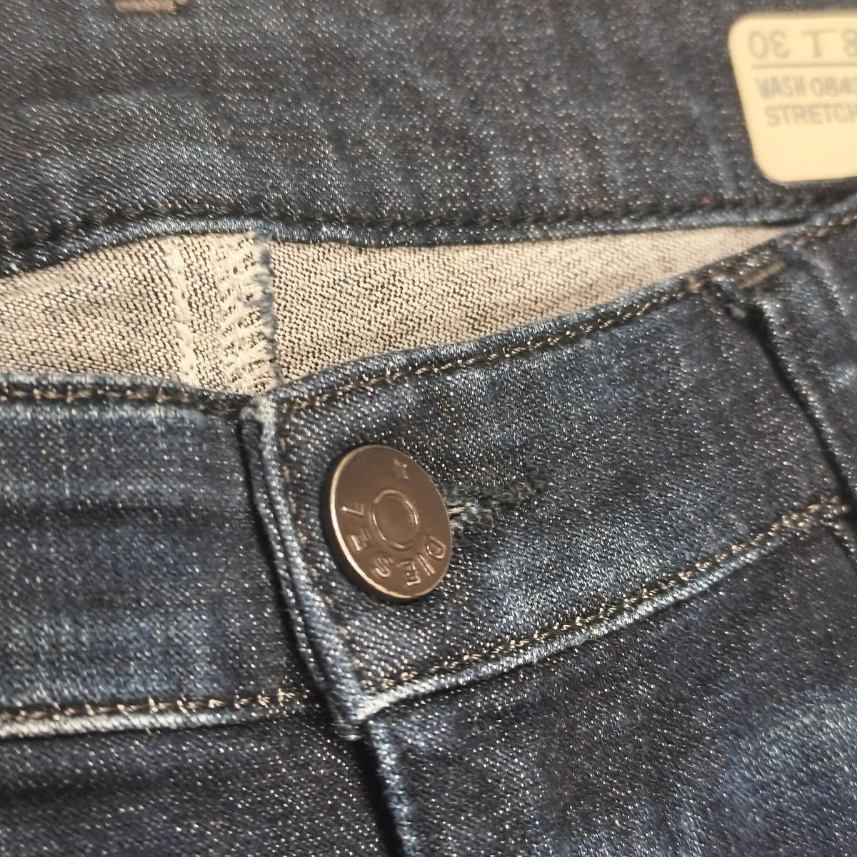 Diesel Skinzee Low Zip Women Jeans W28 L30 Stretch Skinny Dark Wash 0843F