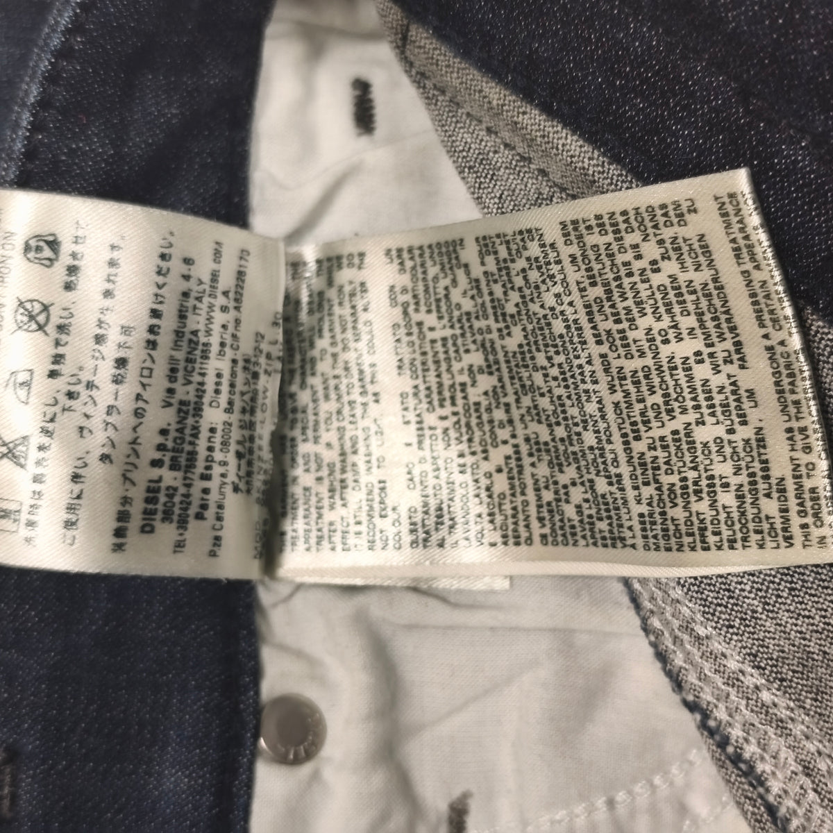 Diesel Skinzee Low Zip Women Jeans W28 L30 Stretch Skinny Dark Wash 0843F