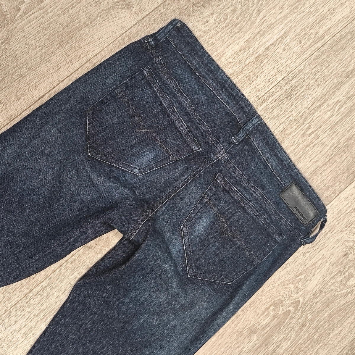 Diesel Skinzee Low Zip Women Jeans W28 L30 Stretch Skinny Dark Wash 0843F
