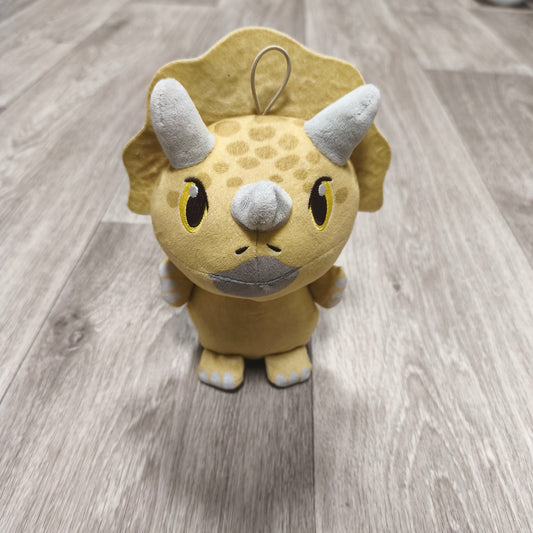 Jurassic World Yellow Triceratops Dinosaur Plush Stuffed Animal Toy