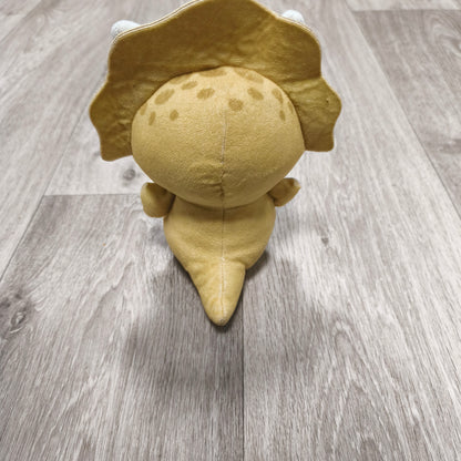 Jurassic World Yellow Triceratops Dinosaur Plush Stuffed Animal Toy