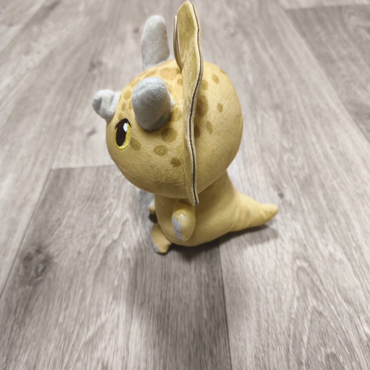 Jurassic World Yellow Triceratops Dinosaur Plush Stuffed Animal Toy