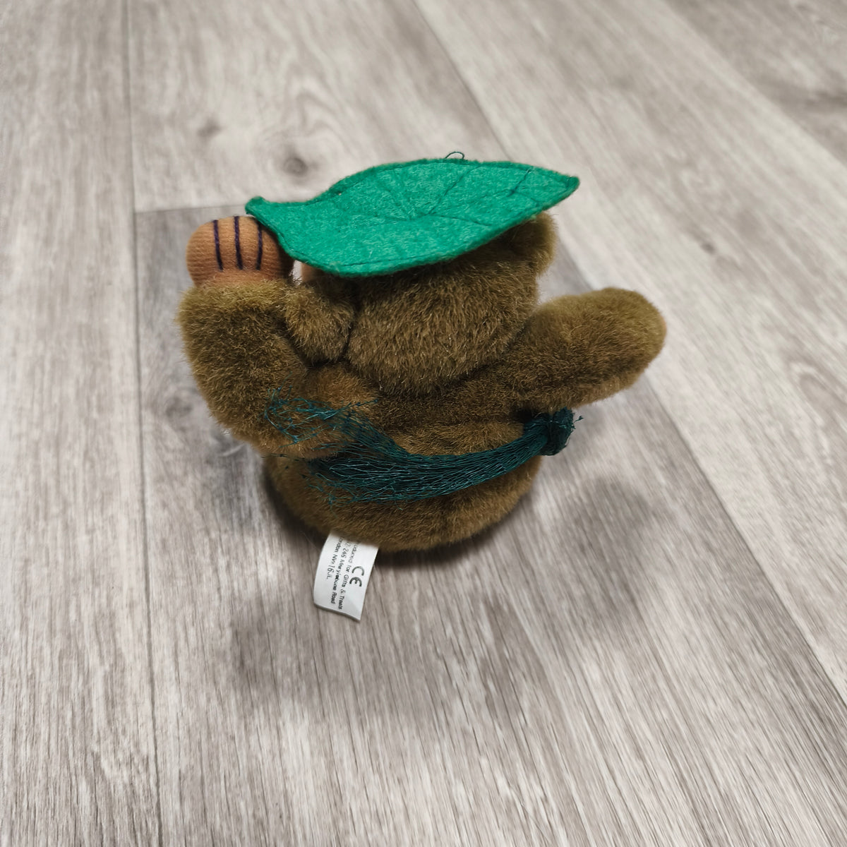Gifts & Treats London Brown Monkey Plush Soft Toy With Green Leaf