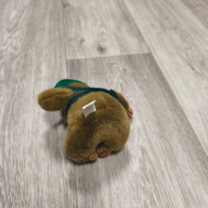 Gifts & Treats London Brown Monkey Plush Soft Toy With Green Leaf
