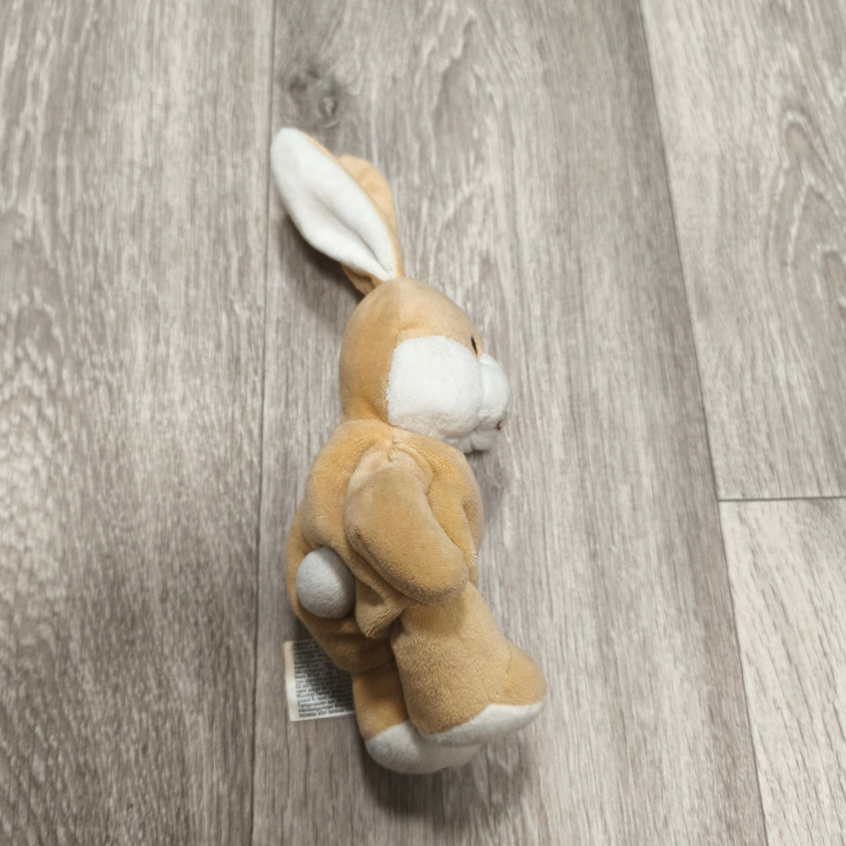 Habibi Plush Bunny Rabbit Stuffed Animal Beige White Heatable Soft Toy