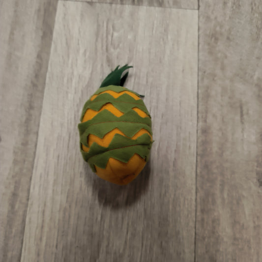 Yellow Green Fabric Pineapple Plush Stuffed Fruit Toy Decor Small