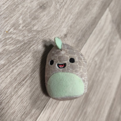 mini Grey Green Dinosaur Plush Stuffed Animal Monster Dragon Soft Toy