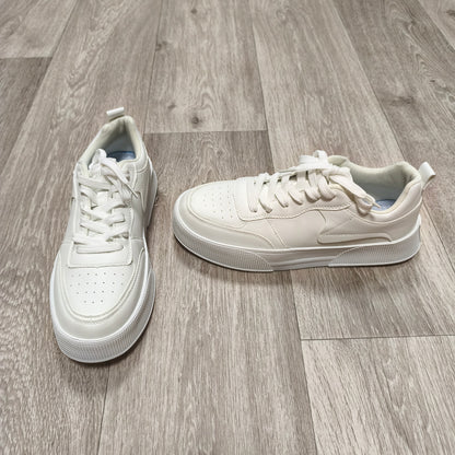 Raybestos European Style White Chunky Platform Low Top Sneakers Shoes Size EU 44