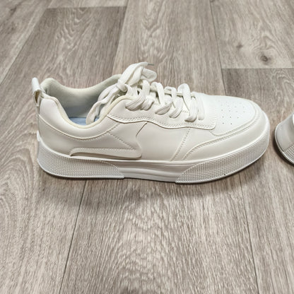 Raybestos European Style White Chunky Platform Low Top Sneakers Shoes Size EU 44