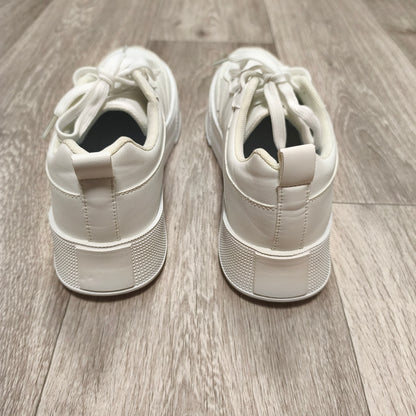 Raybestos European Style White Chunky Platform Low Top Sneakers Shoes Size EU 44
