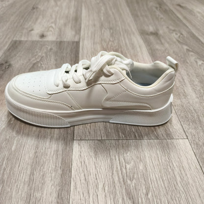 Raybestos European Style White Chunky Platform Low Top Sneakers Shoes Size EU 44