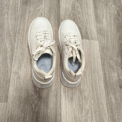 Raybestos European Style White Chunky Platform Low Top Sneakers Shoes Size EU 44