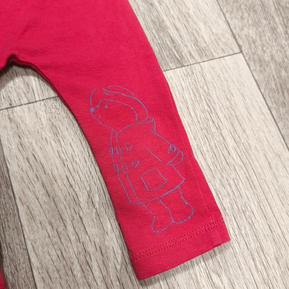George Paddington Bear Baby Girls Pink Leggings Pants 3-6 Months