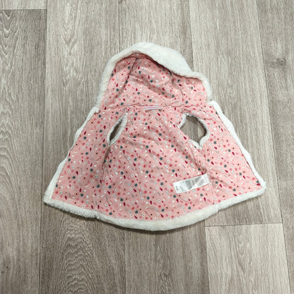 So Cute Baby Girls Cream Faux Fur Hooded Vest Bodywarmer Size 80 (9-12 Months)