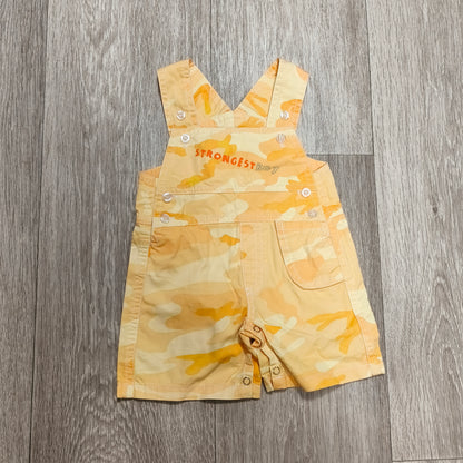 Babybol Baby Boys Yellow Camo Overalls Romper 3M 62cm Camouflage Shortalls
