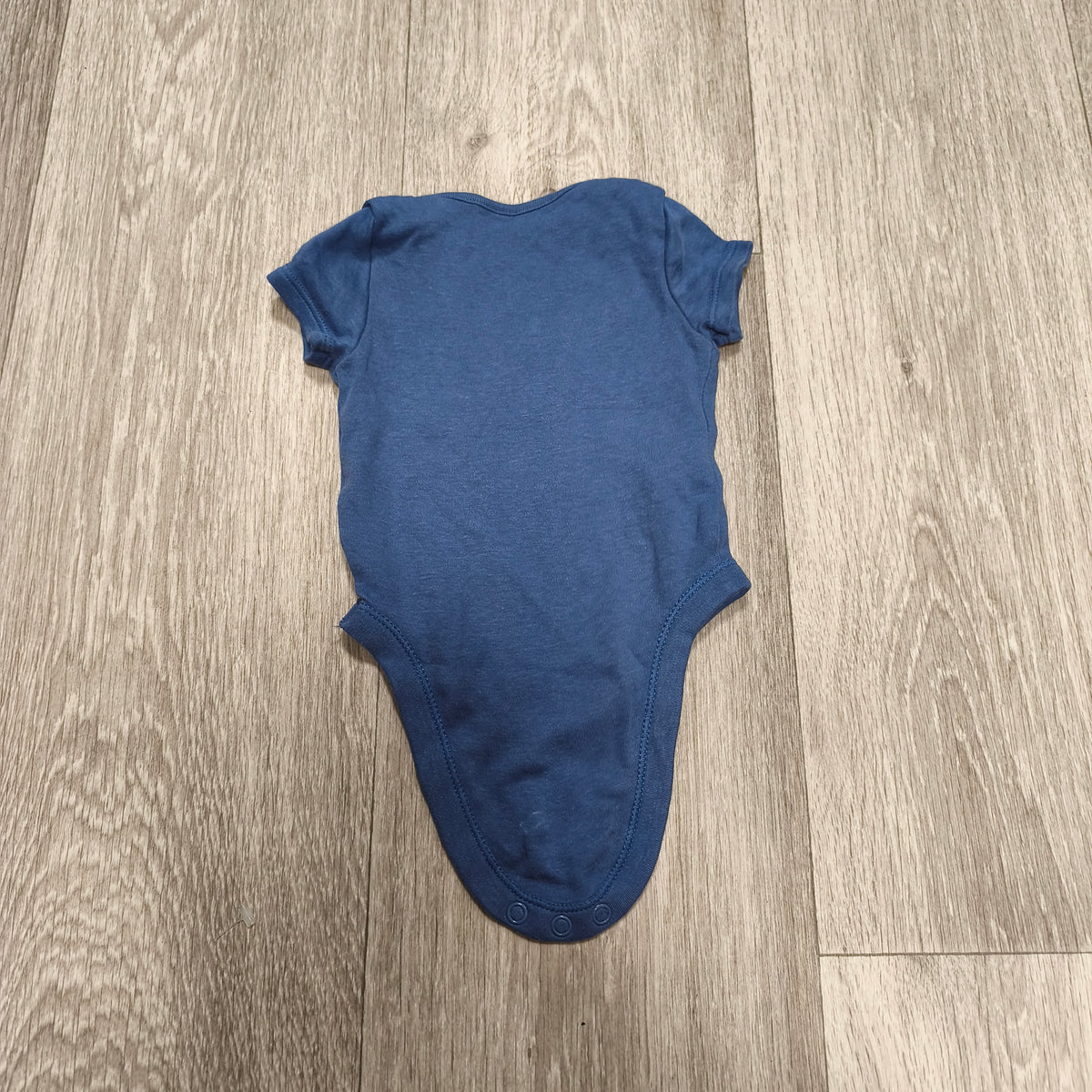 Primark Baby Blue Short Sleeve Bodysuit Onesie 3-6 Months 68cm