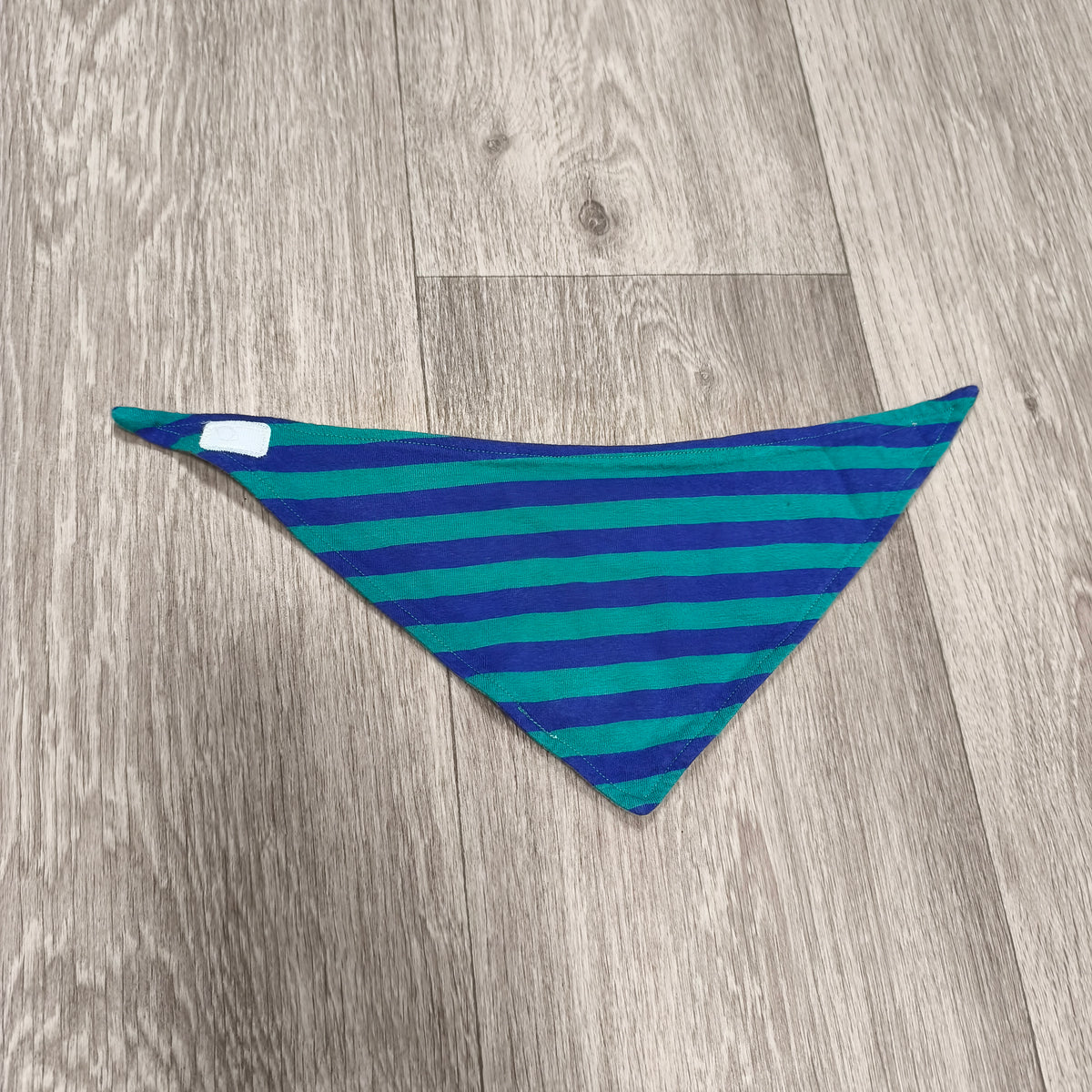 Mini Club Baby Bib One Size Striped Cotton Hook & Loop Closure