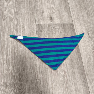 Mini Club Baby Bib One Size Striped Cotton Hook & Loop Closure