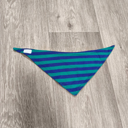 Mini Club Baby Bib One Size Striped Cotton Hook & Loop Closure