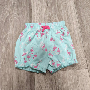 George Baby Flamingo Print Jersey Shorts First Size 50–56cm