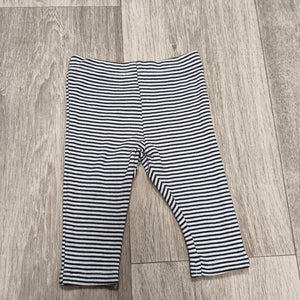 C&A Baby Pants Navy White Striped Cotton Trousers Unisex