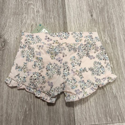 Primark Baby Girls Floral Ruffle Shorts 0–3 Months Sustainable Cotton NWT