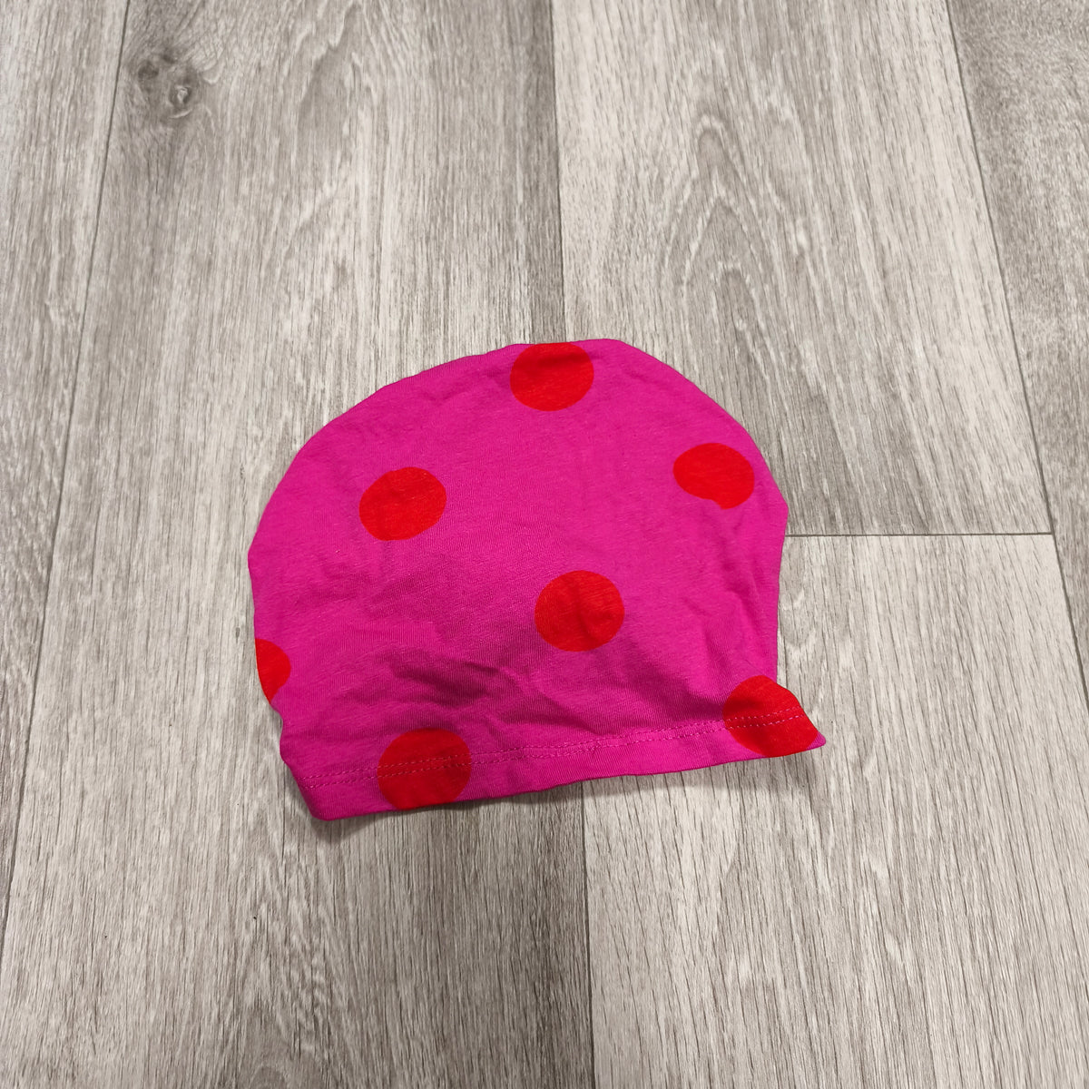 Pink Red Polka Dot Baby Turban Hat 24–36 Months Cotton Knot Cap