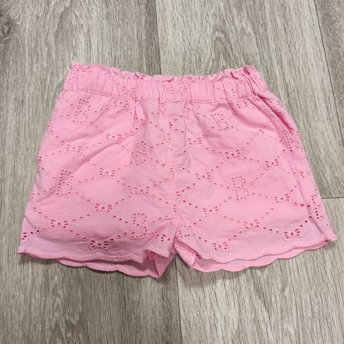 Baker by Ted Baker Baby Shorts Pink 0-3M Cotton Broderie Eyelet
