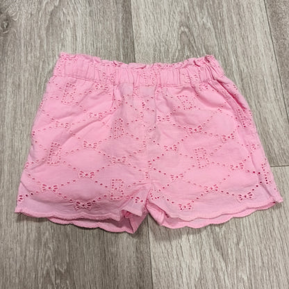 Baker by Ted Baker Baby Shorts Pink 0-3M Cotton Broderie Eyelet