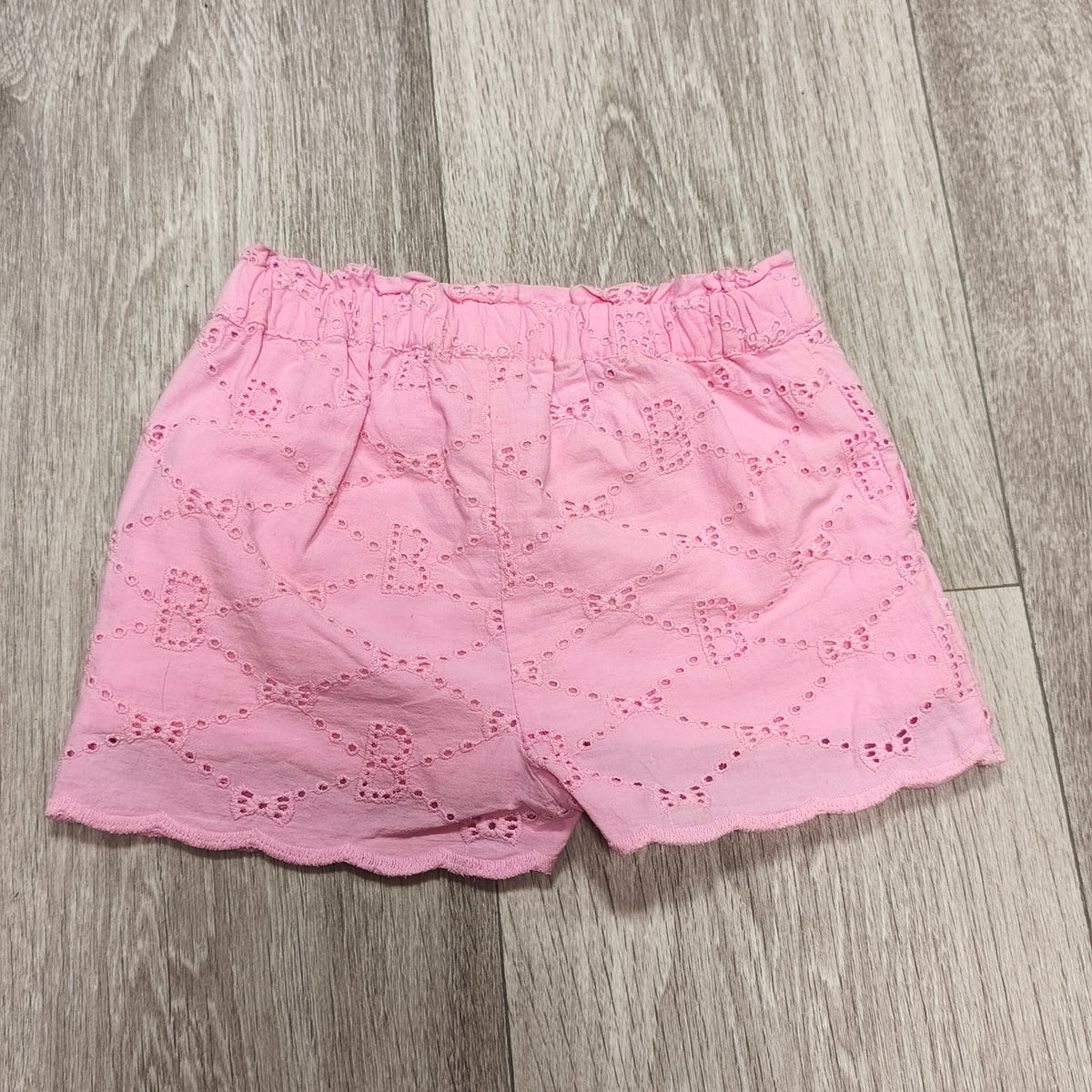 Baker by Ted Baker Baby Shorts Pink 0-3M Cotton Broderie Eyelet