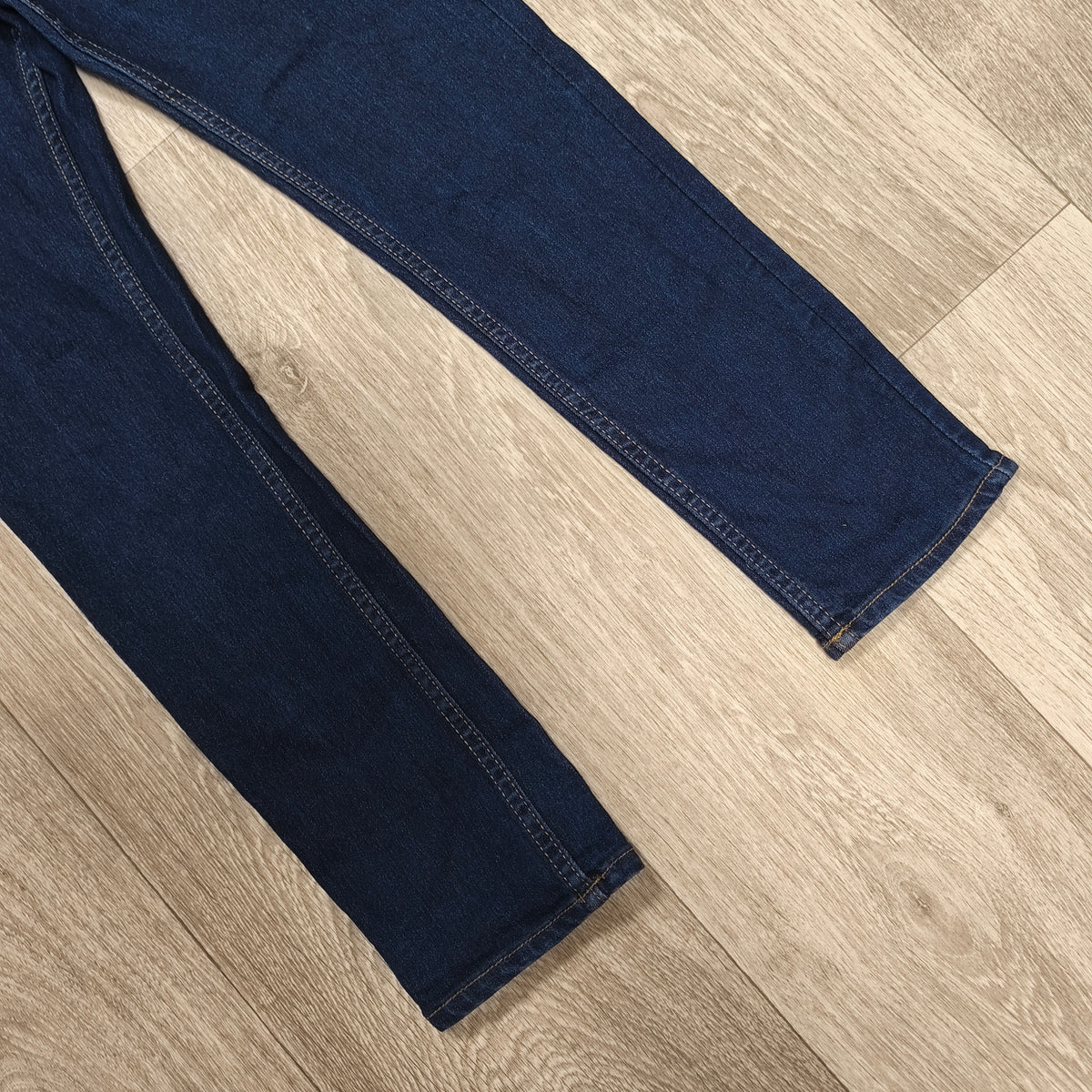 Kids Skinny Jeans Age 10 Years Dark Blue Denim Slim Fit 5-Pocket