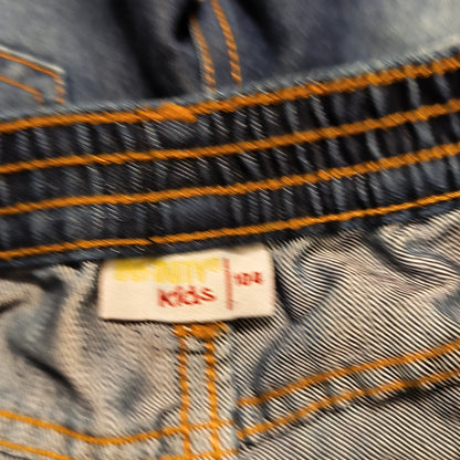 Infinity Kids Jeans Size 104 Boys Dark Blue Denim Straight Leg 3-4 Years