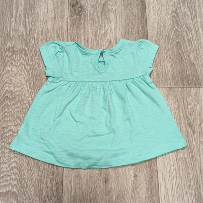 St Bernard Dunnes Stores Baby Girl Top 6-9 Months Mint Green Tunic