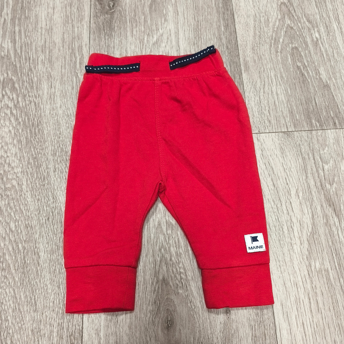 Maine New England Baby Boys Joggers 0-3 Mths Red Pants Debenhams