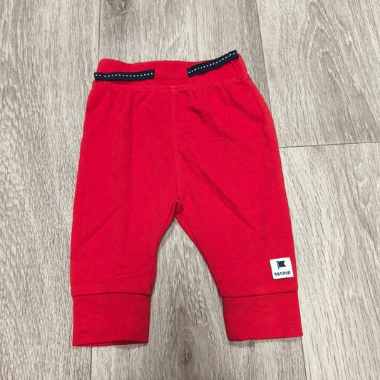 Maine New England Baby Boys Joggers 0-3 Mths Red Pants Debenhams