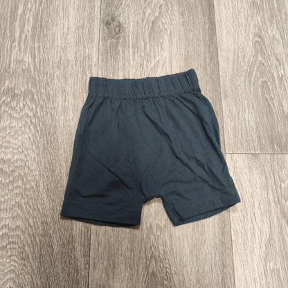 Nutmeg Baby Boys Shorts 0-3 Months 62cm Cotton Dark Slate Blue