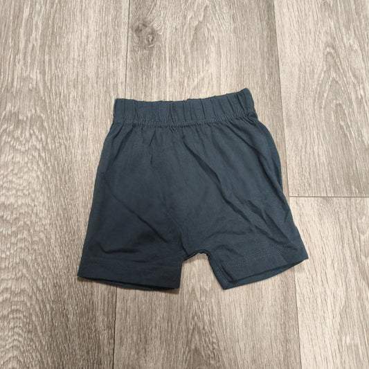 Nutmeg Baby Boys Shorts 0-3 Months 62cm Cotton Dark Slate Blue