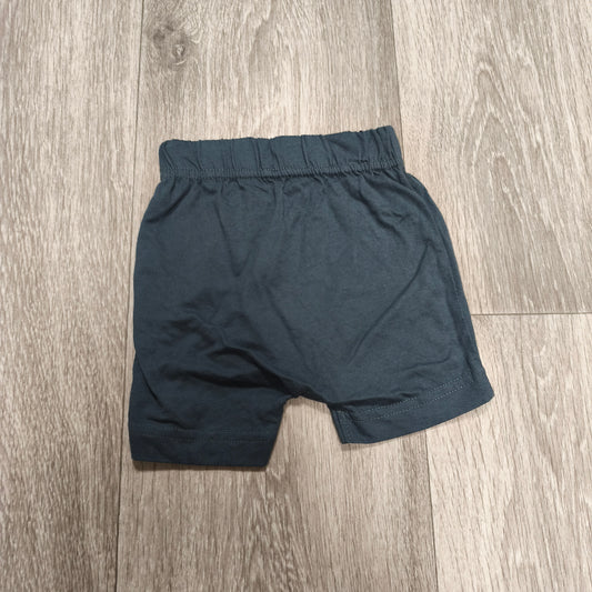 Nutmeg Baby Boys Shorts 0-3 Months 62cm Cotton Dark Slate Blue