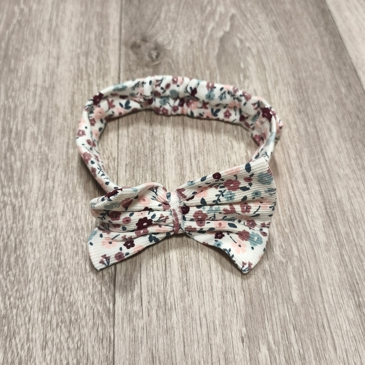 Baby Girl Floral Bow Headband Soft Elastic Infant Toddler Hair Band