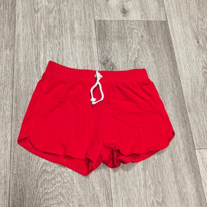 Tu Kids Red Shorts 5YRS 110CM 100% Cotton Drawstring Elastic Waist Summer