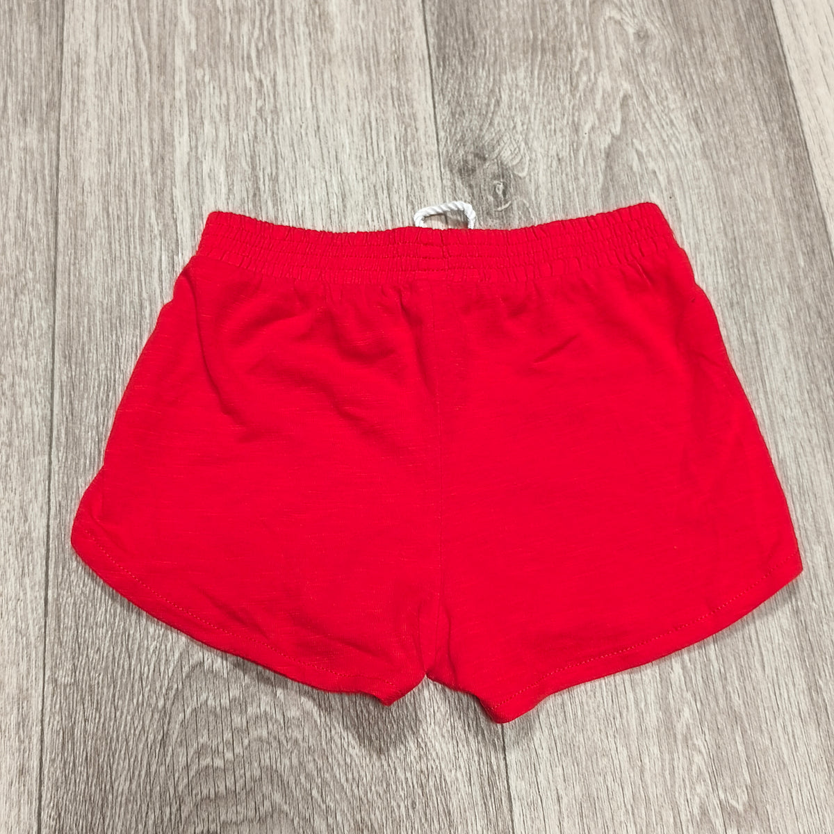Tu Kids Red Shorts 5YRS 110CM 100% Cotton Drawstring Elastic Waist Summer