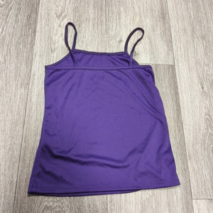 YD Girls Purple Cami Top 9-10 Years 140cm Spaghetti Strap Sleeveless Tank