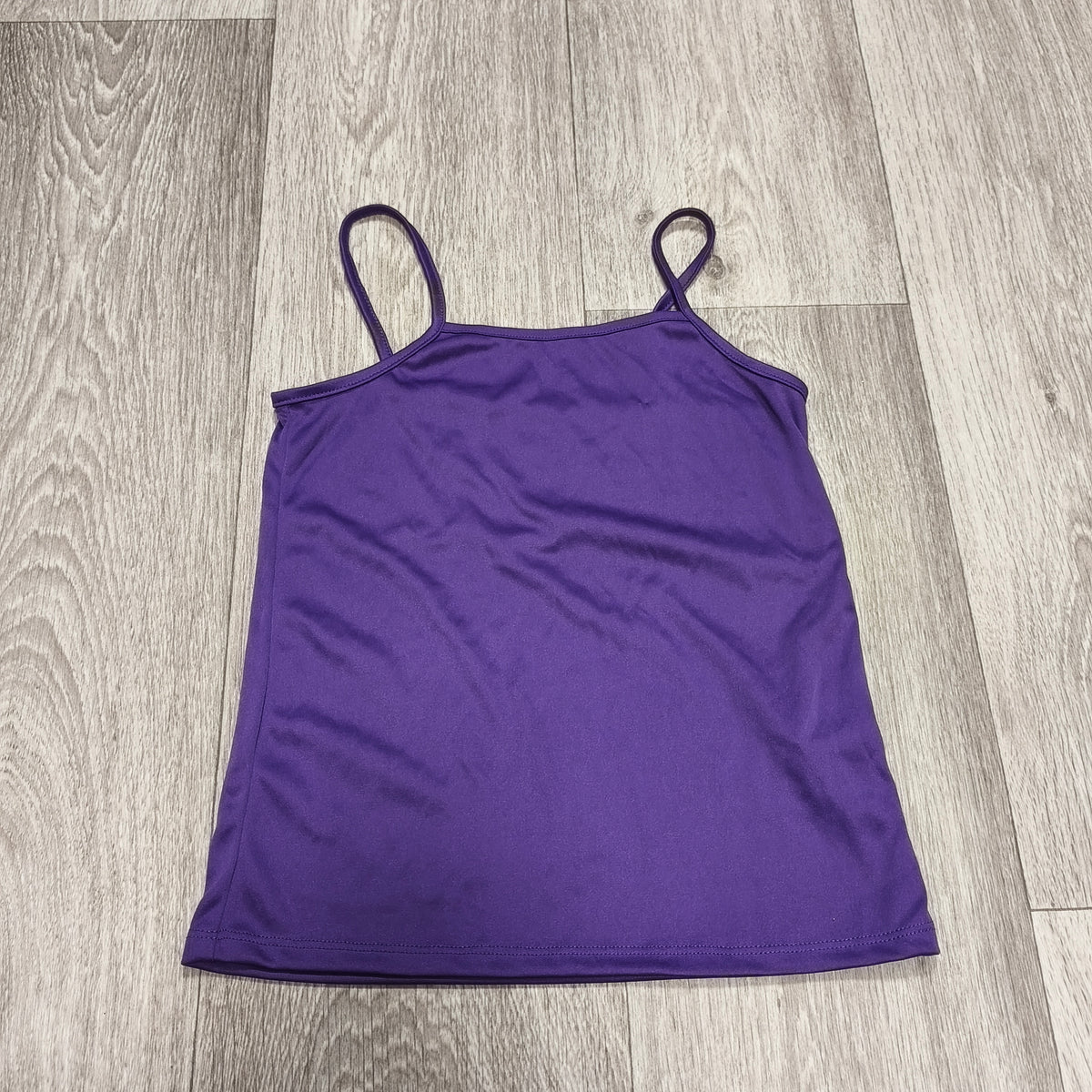 YD Girls Purple Cami Top 9-10 Years 140cm Spaghetti Strap Sleeveless Tank