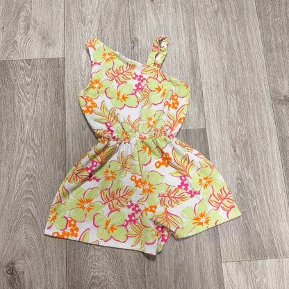 Primark Cares Girls Floral Playsuit Romper 9-10Y 140cm Tropical Summer