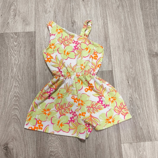 Primark Cares Girls Floral Playsuit Romper 9-10Y 140cm Tropical Summer